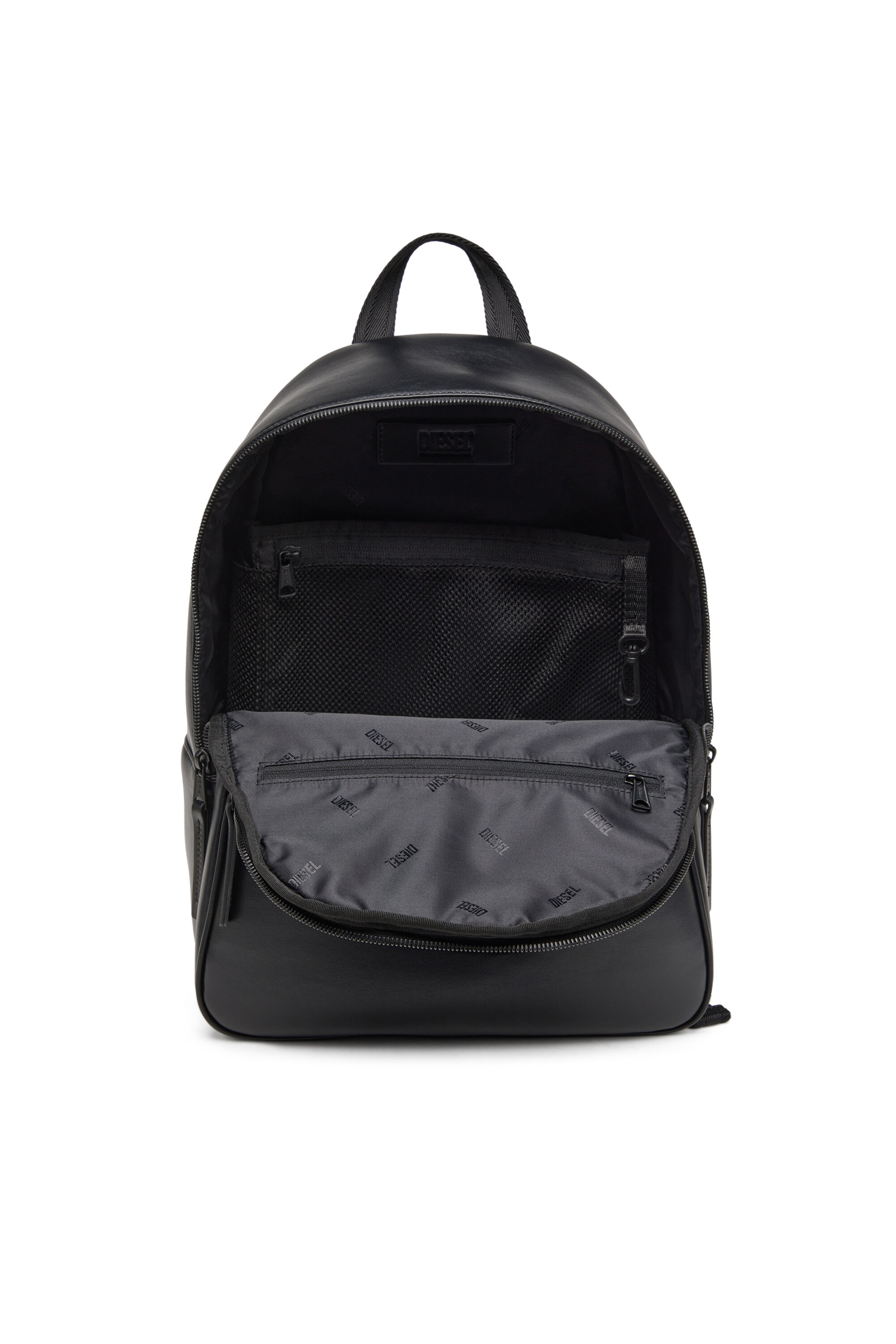 Diesel - HOLI-D BACKPACK M, Herren Holi-D-Rucksack aus Neopren und PU in Schwarz - 2