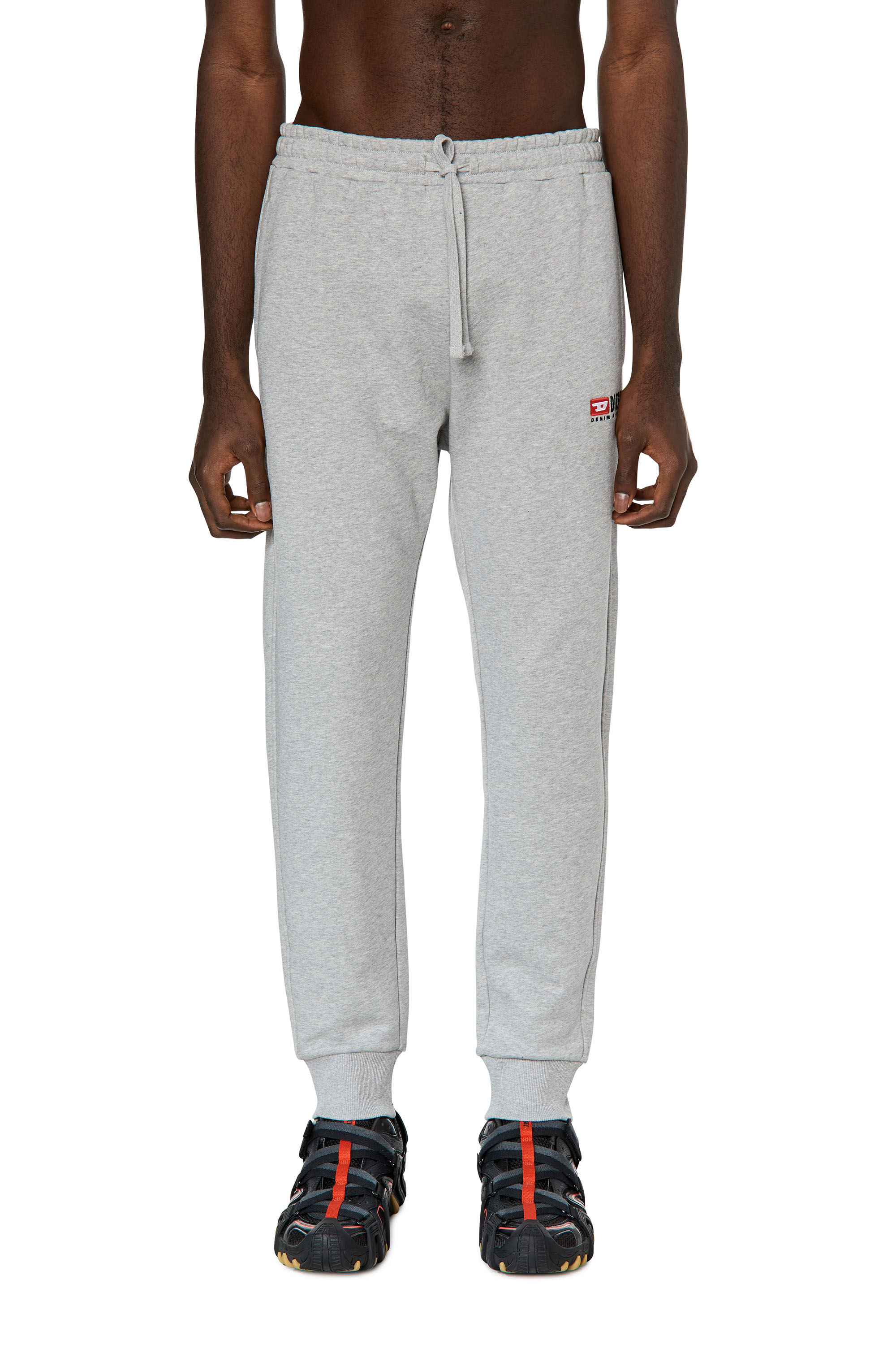 Diesel - P-TARY-DIV, Herren Trackhose mit Logo-Stickerei in Grau - 3