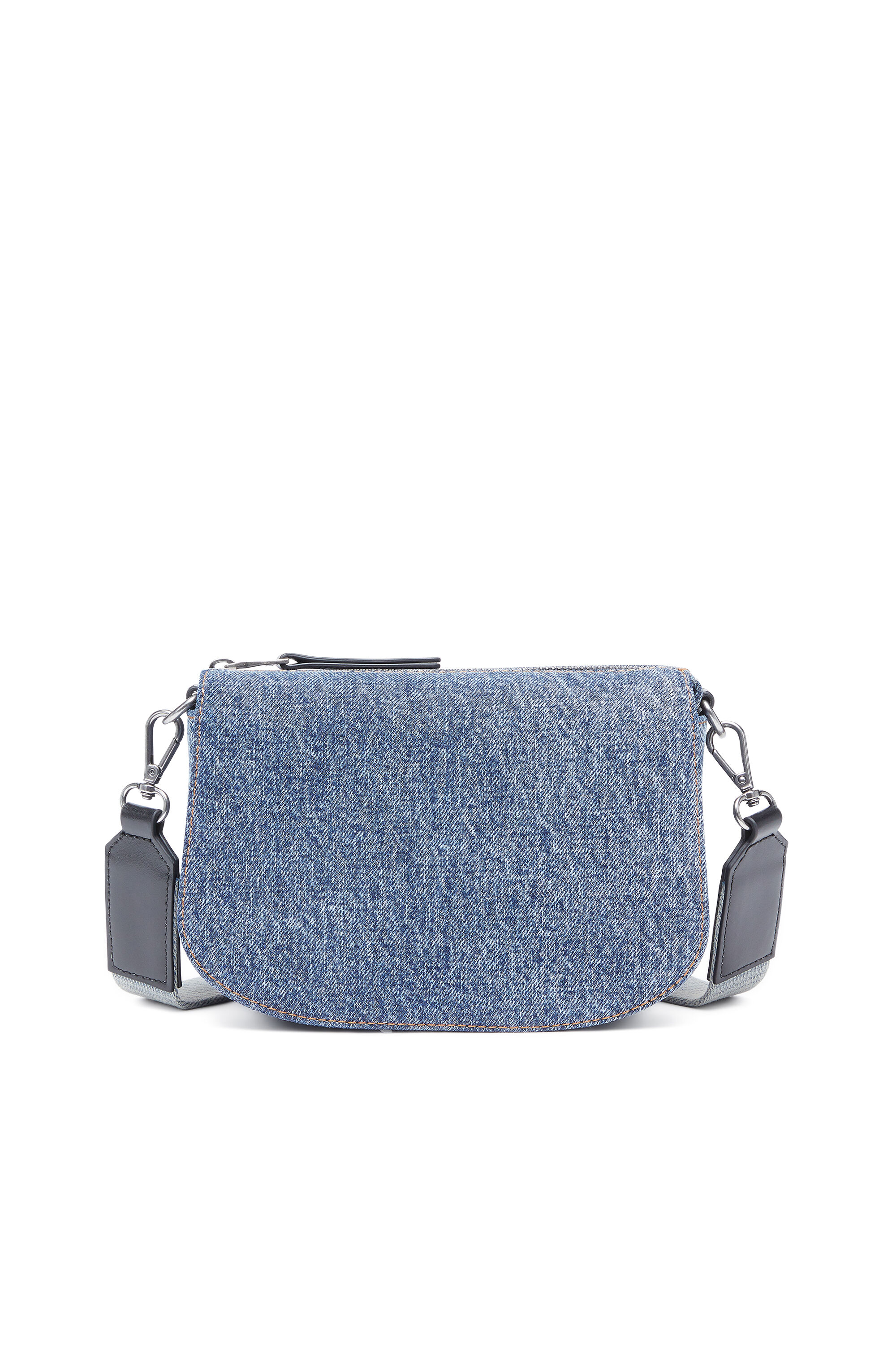 Diesel - 1DR CAMERA BAG, Unisex 1DR Camera Bag-Camera Bag aus solarisiertem Denim in Blau - 3