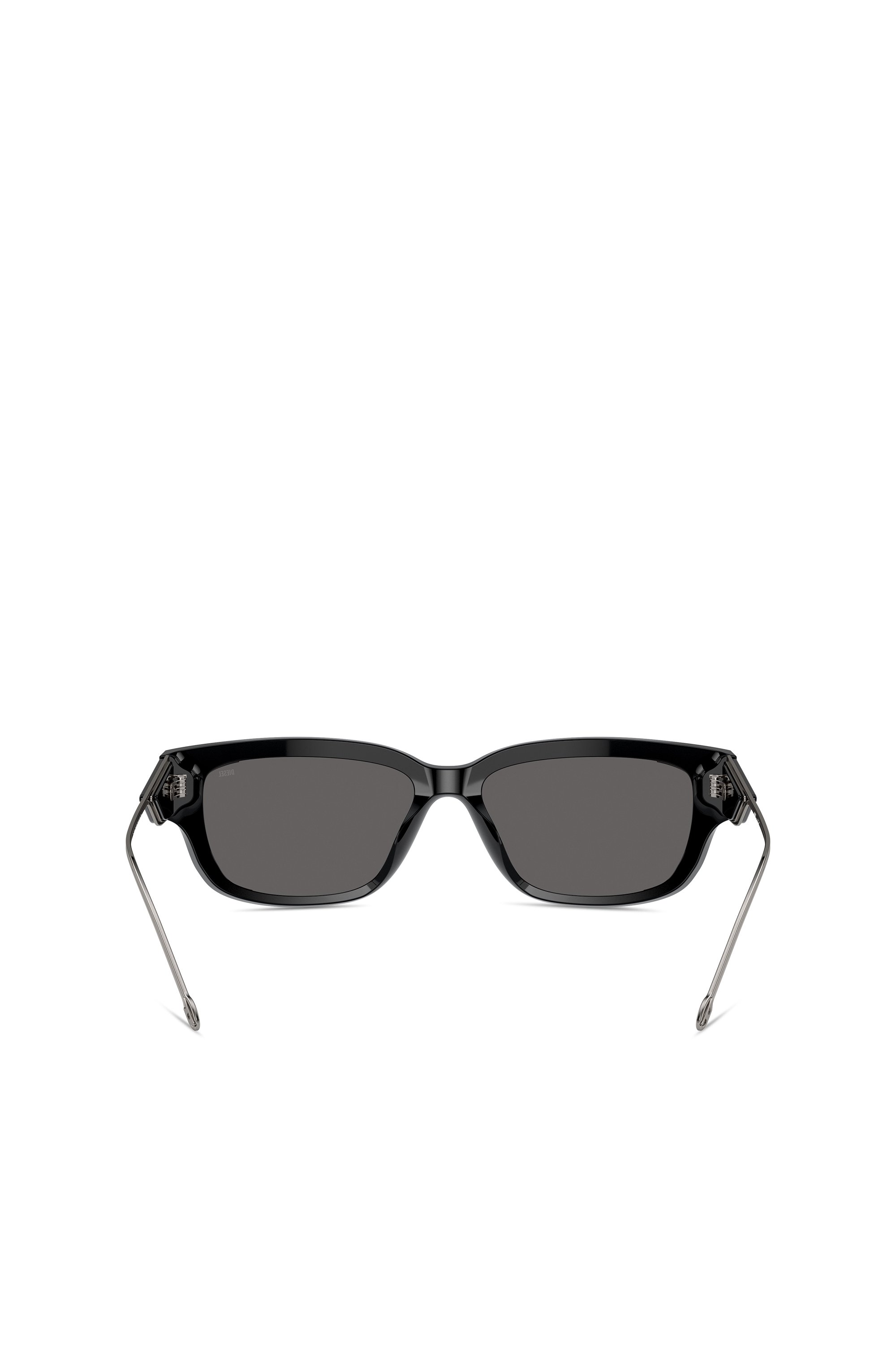 Diesel - 0DL2002 SIZE 56, Unisex's Rectangle sunglasses in Black/Flash mirror - 4