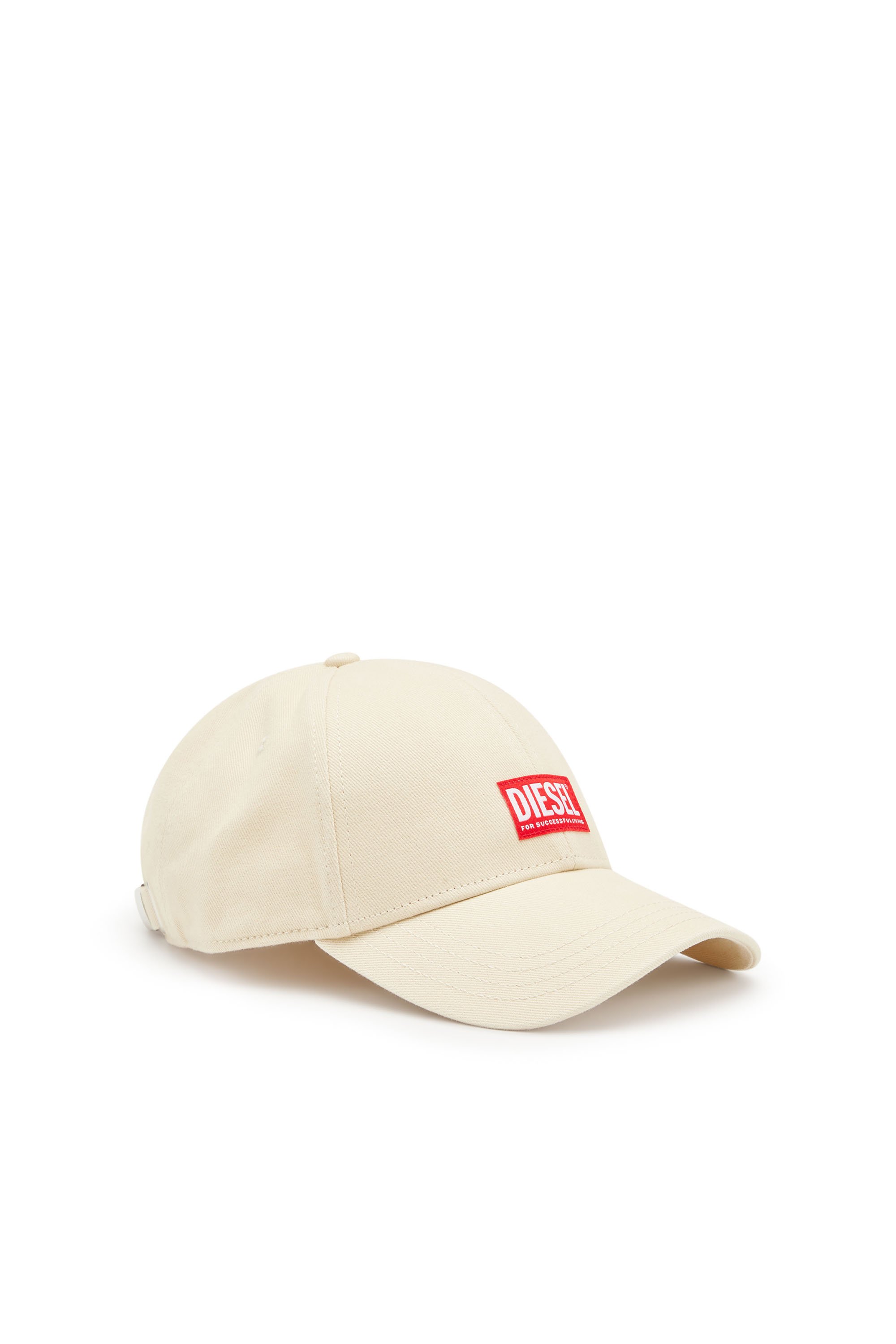 Diesel - CORRY-JACQ-WASH, Herren Basecap mit Logo-Patch in Weiß - 1