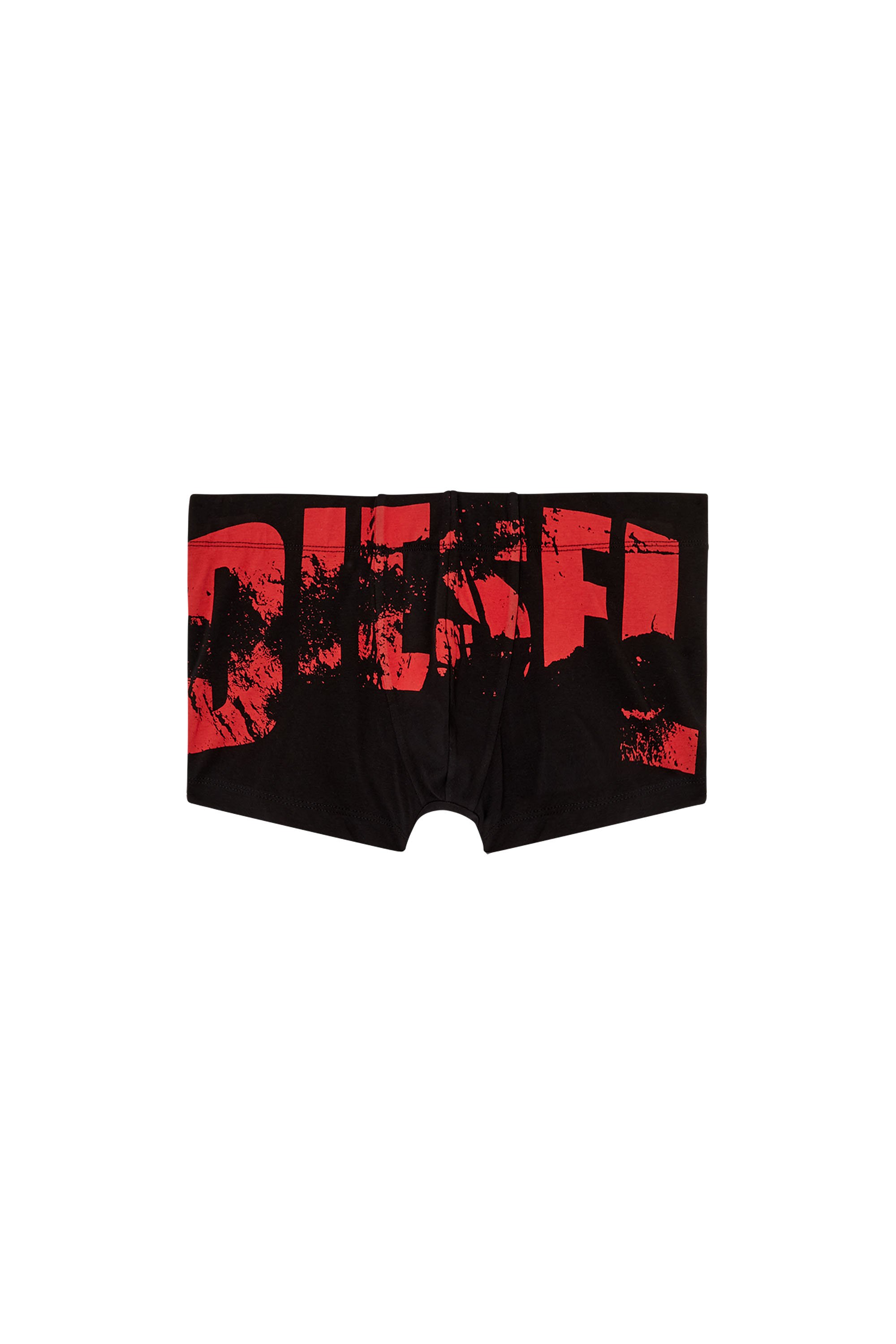Diesel - DAMIEN-D-POP, Herren Retropants mit vielgetragenem Logo in Schwarz/Rot - 4