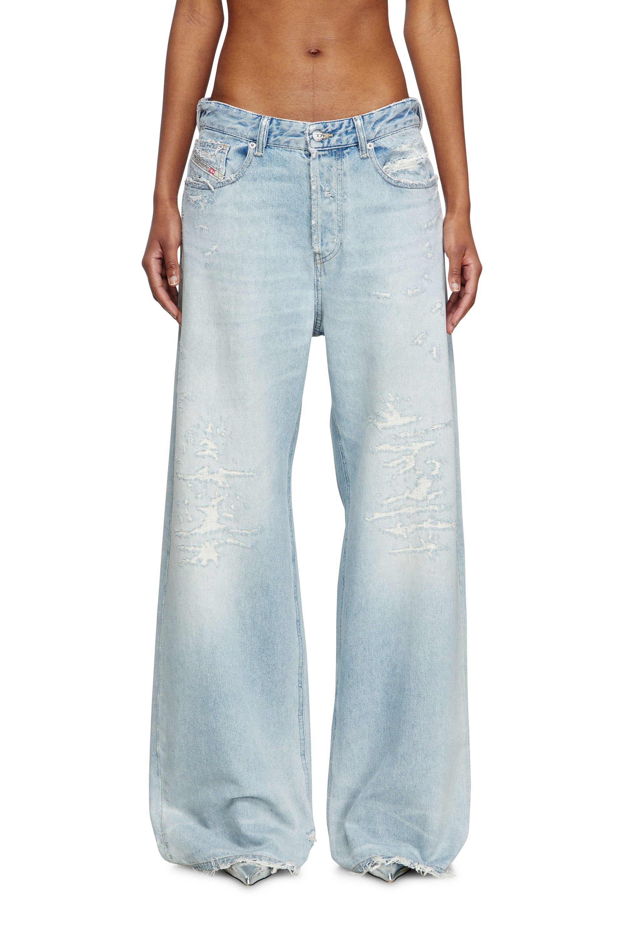 Diesel - Damen Relaxed Jeans 1996 D-Sire 09M53, Hellblau - 1