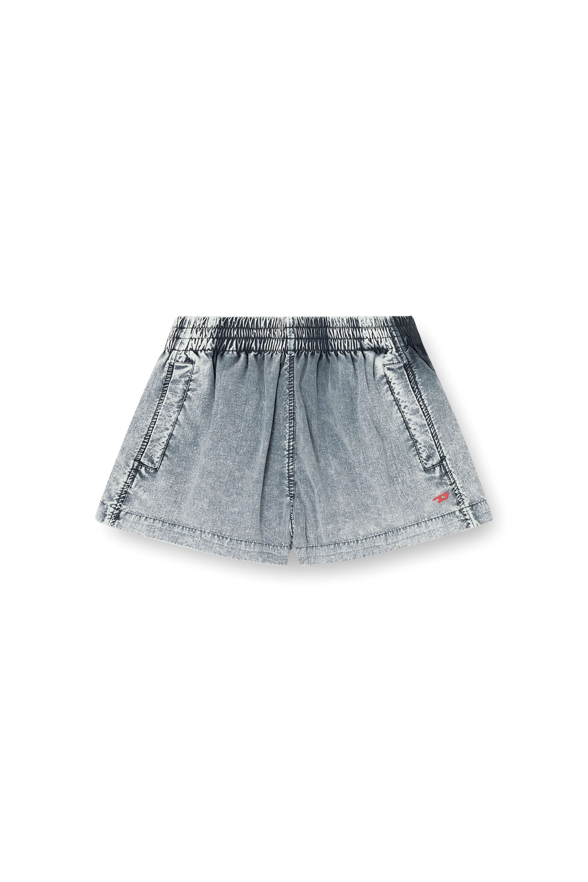 Diesel - S-OUND, Damen Boxershorts aus behandeltem Taslan in Hellblau - 3
