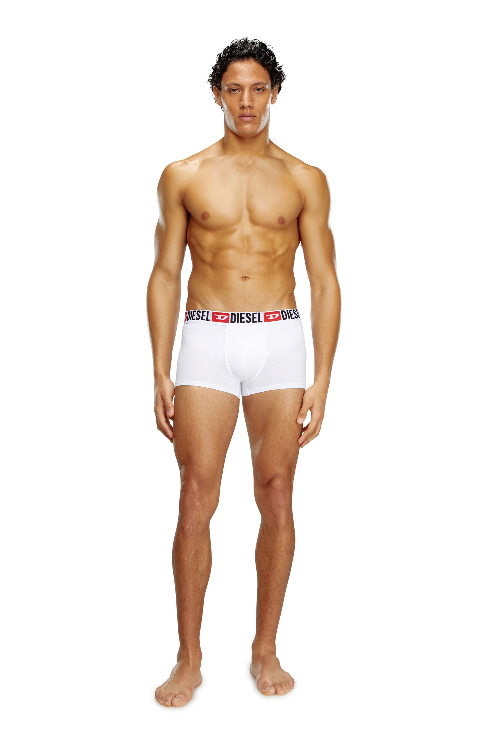 Diesel - UMBX-DAMIENTHREEPACK, Herren Retropants im Dreierpack mit umlaufendem Logo am Bund in Weiß - 2