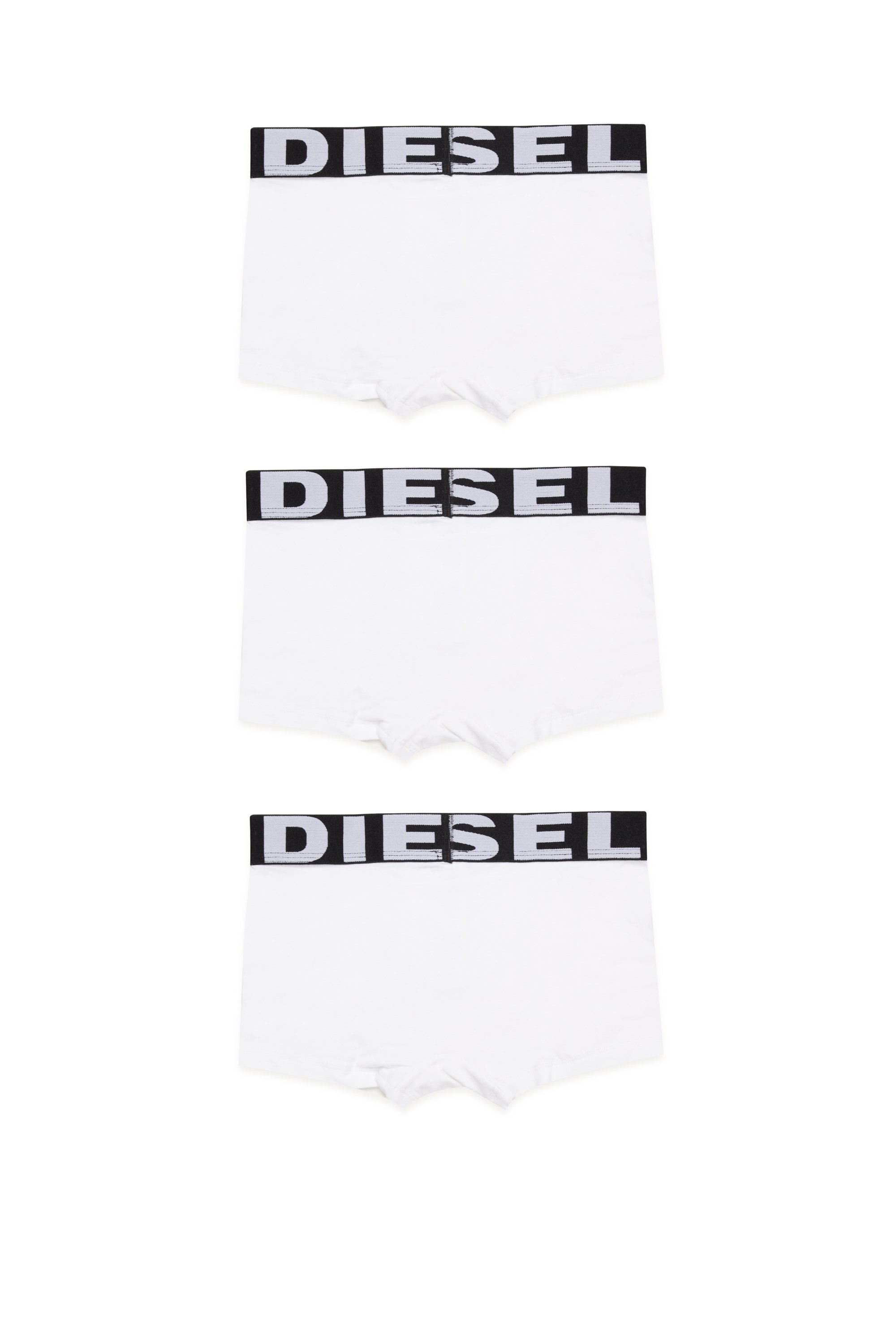 Diesel - UMBX-UPARRYTHREEPACK-DSL, Herren Retropants mit Bund mit großem Logo in Weiß - 2